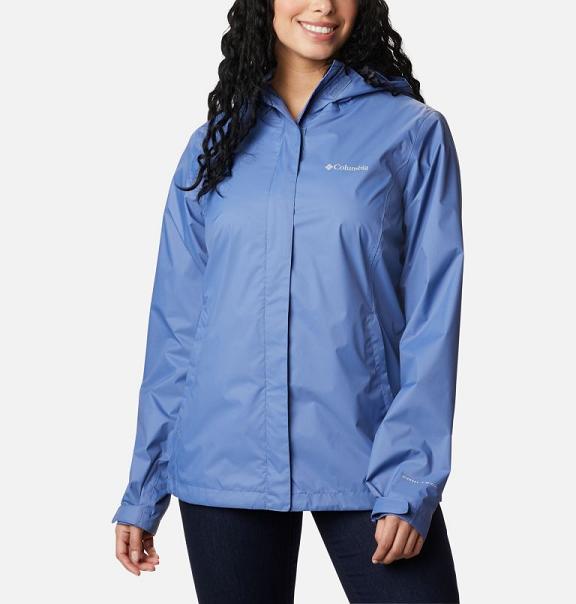 Columbia Womens Rain Jacket Sale UK - Arcadia II Jackets Blue UK-486779
